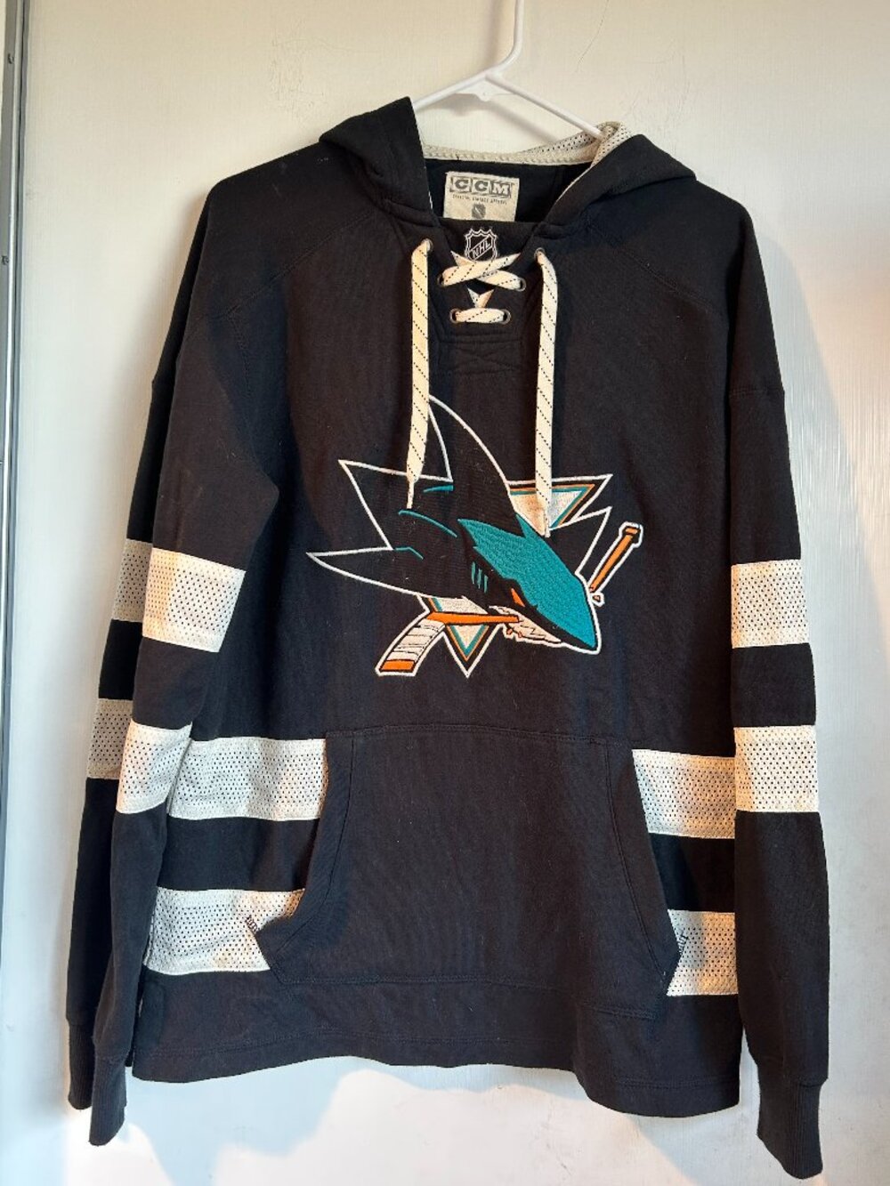 Vintage San Jose Sharks Hoodie - Mens Small